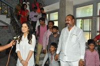 Rakshaka Bhatudu Team at Sapthagiri Theatre RTC X Roads